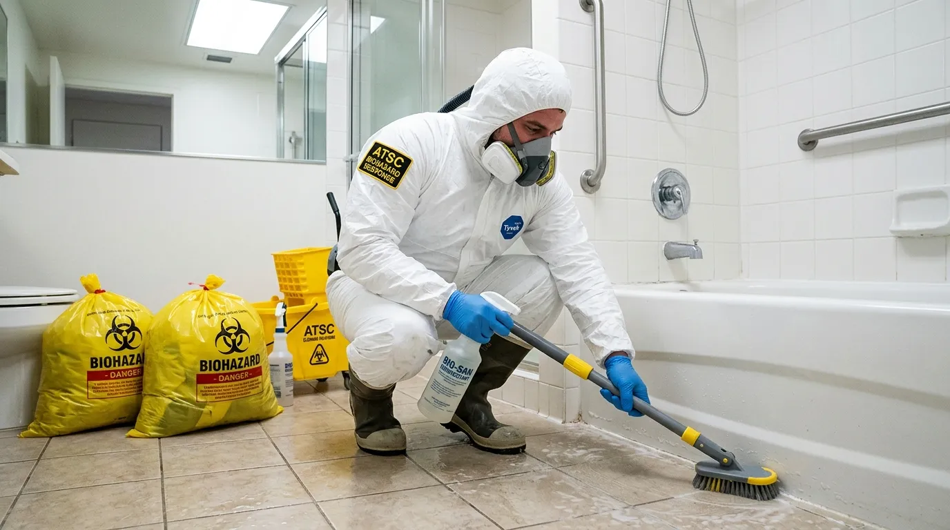 Decontamination equipment deployed for Blood Cleanup in Zionsville